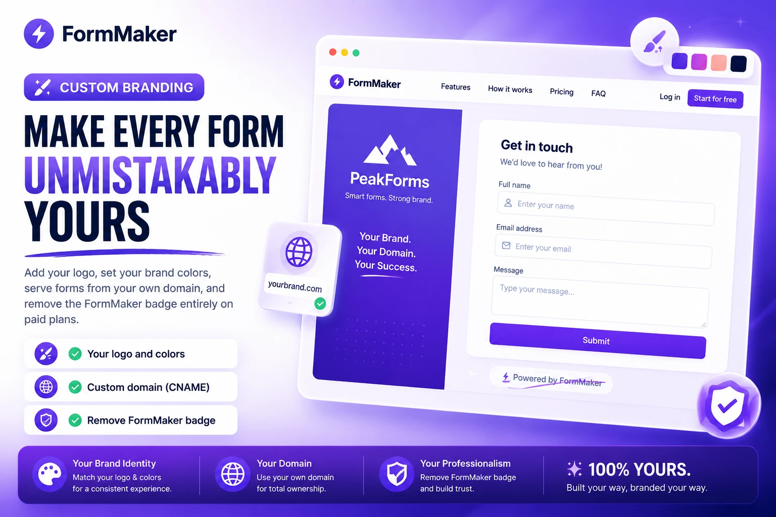 Make every form unmistakably yours preview