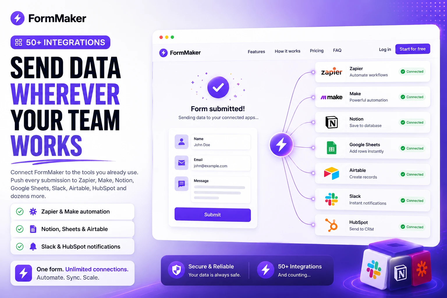 Send data wherever your team works preview